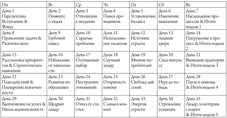 Лидер за 5 недель. Подробный и четкий план как повести за собой