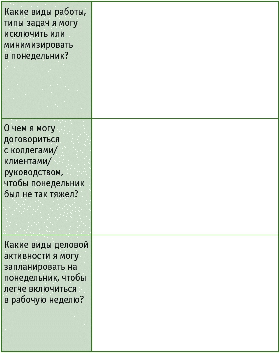 Время на отдых. Для тех, кто много работает