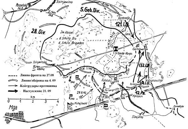 Битва за Синявинские высоты. Мгинская дуга 1941-1942 гг.