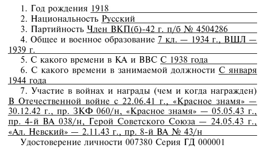 Советский ас Григорий Речкалов, дважды Герой Советского Союза. Дневники, документы, воспоминания