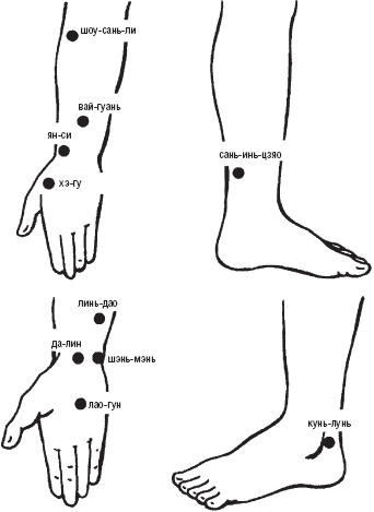 Лечебные точки организма. Снимаем боли в суставах и мышцах, укрепляем кожу, вены, сон и иммунитет