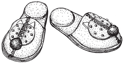 Домашние тапочки ручной работы
