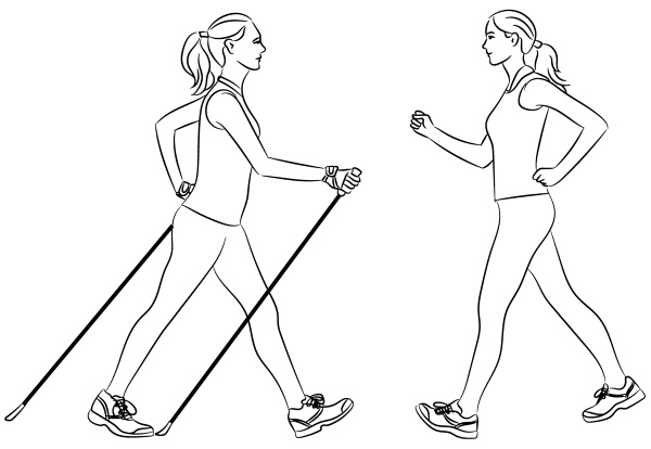 Скандинавская ходьба лечит