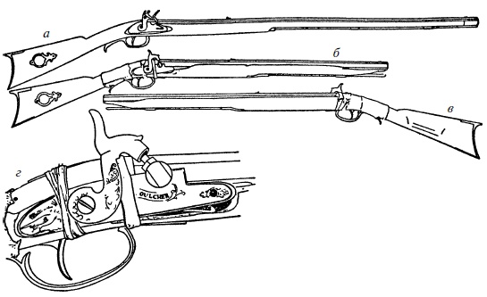 Ружья, мушкеты и пистолеты Нового Света. Огнестрельное оружие XVII-XIX веков