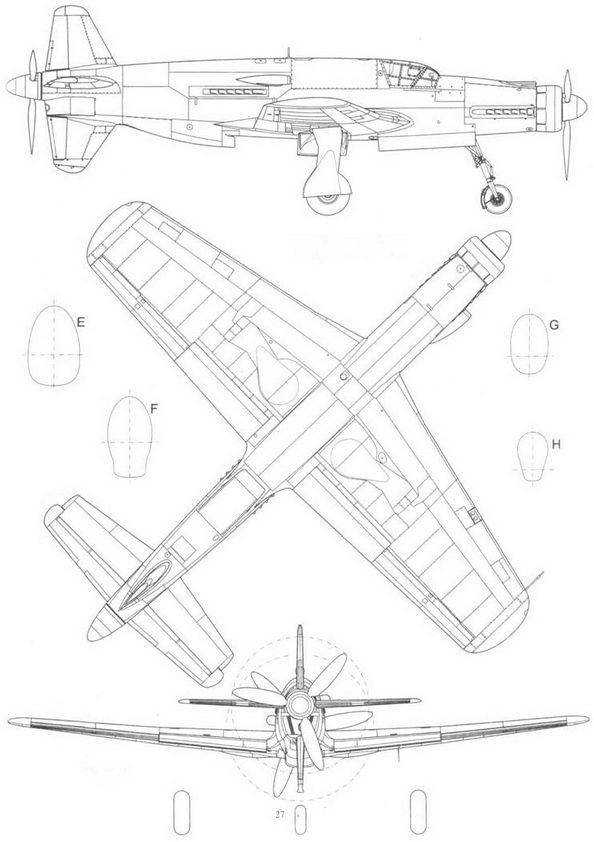 Do 335 «Pfeil». Самый быстрый поршневой истребитель. Часть 1