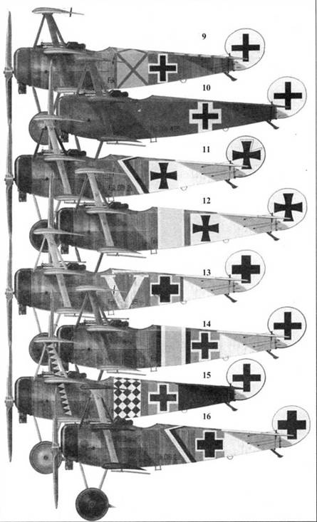 Боевое применение трипланов Fokker Dr I в Первой Мировой войне