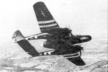 Nortrop P-61 BLack Widow. Тяжелый ночной истребитель США