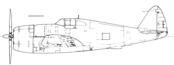 Р-47 «Thunderbolt» Тяжелый истребитель США