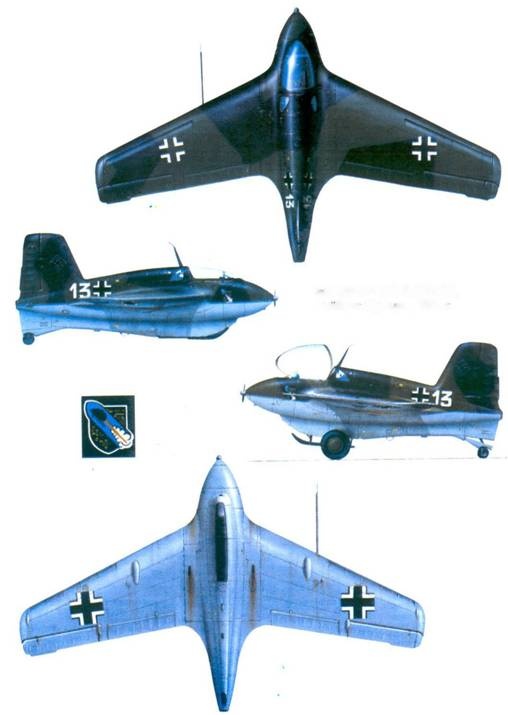 Me 163 ракетный истребитель Люфтваффе