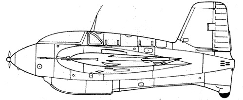 Me 163 ракетный истребитель Люфтваффе