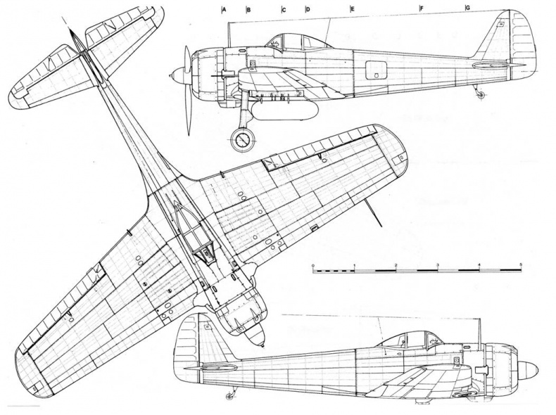 Ki 43 «Hayabusa» часть