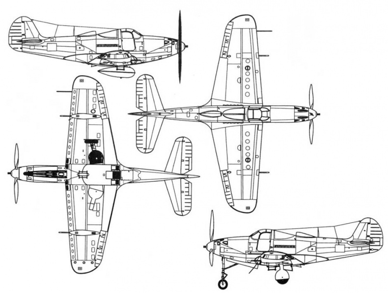 Р-39 Airacobra. Модификации и детали конструкции