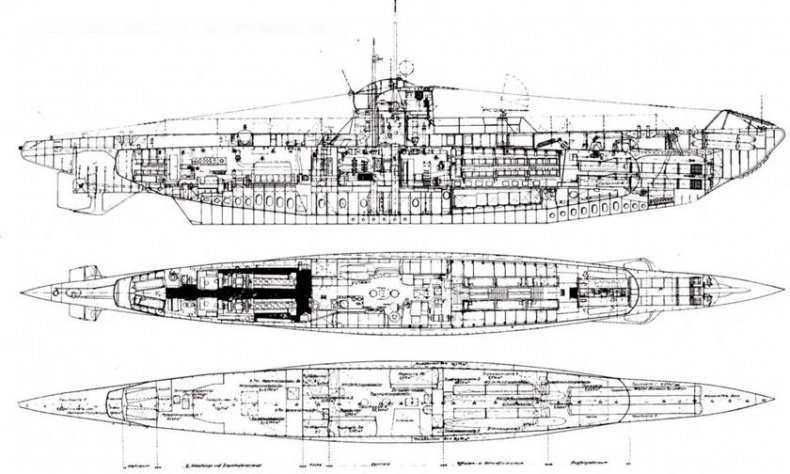 Германские субмарины Тип II крупным планом