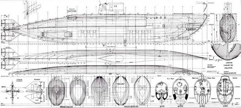Германские субмарины Тип XVII Крупным планом