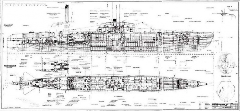 Германские субмарины Тип XXI Крупным планом