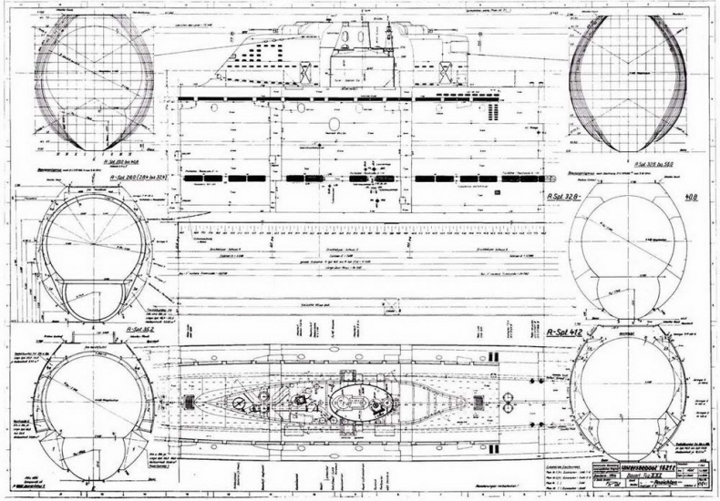 Германские субмарины Тип XXI Крупным планом