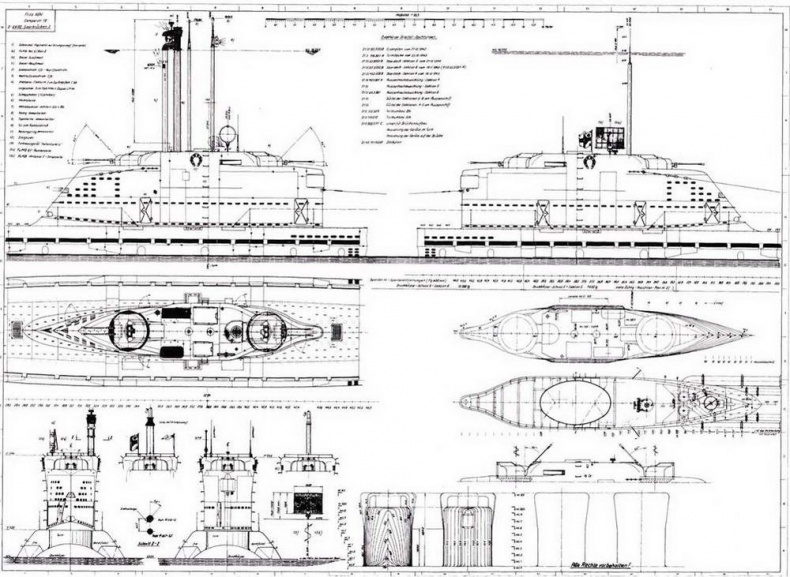 Германские субмарины Тип XXI Крупным планом