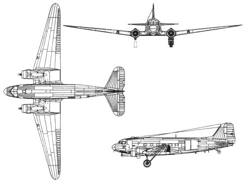 Военно-транспортные самолеты, 1939-1945