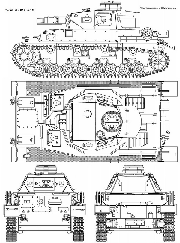 Средний танк PZ.IV. «Рабочая лошадка» Панцерваффе