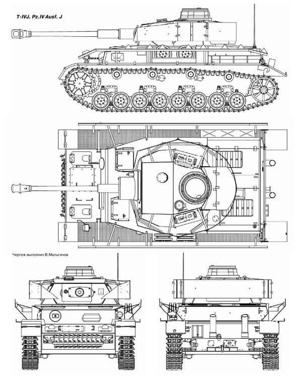 Средний танк PZ.IV. «Рабочая лошадка» Панцерваффе