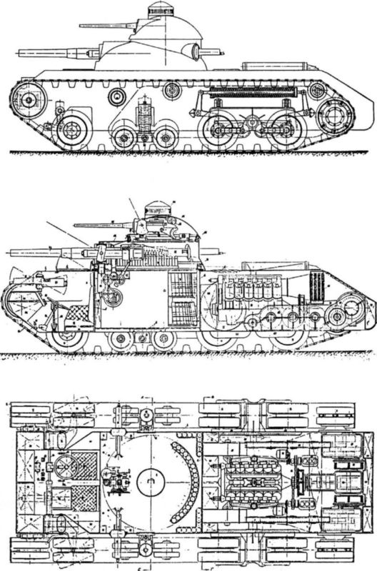 Маневренные танки СССР Т-12, Т-24, ТГ, Д-4 и др.