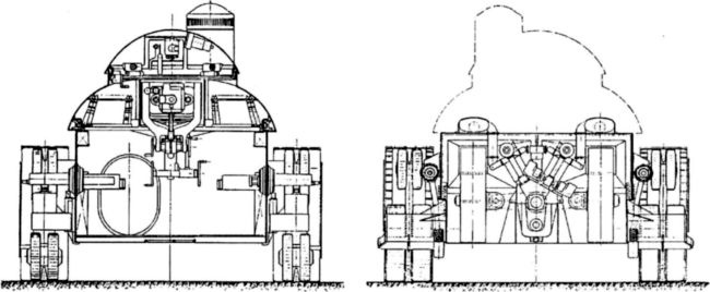 Маневренные танки СССР Т-12, Т-24, ТГ, Д-4 и др.