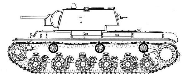 Танк прорыва КВ. "Клим Ворошилов"