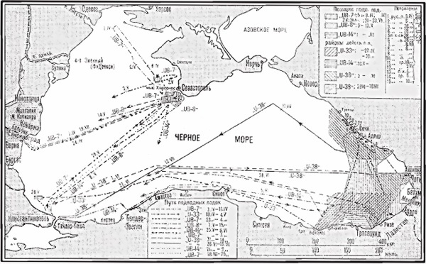 Операции германо-турецких сил в 1914-1918 гг.