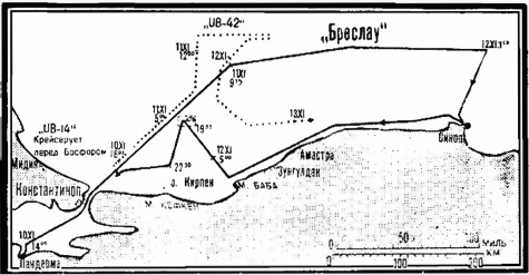 Операции германо-турецких сил в 1914-1918 гг.