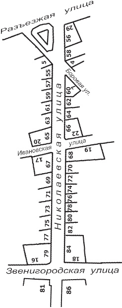 Улица Марата и окрестности