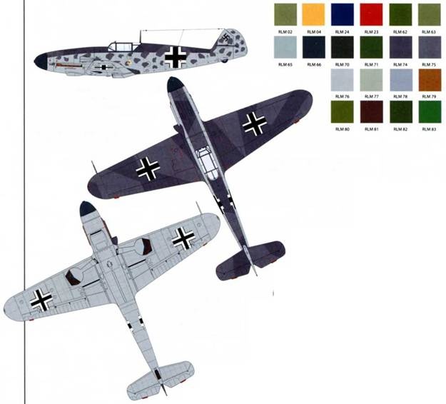 Me 109. Мессершмитт. 1936-1942