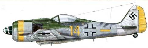 Фокке-Вульф Fw 190, 1936-1945