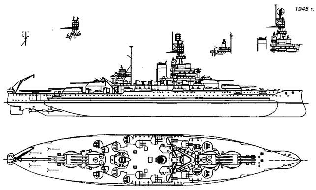 Линейные корабли Соединенных Штатов Америки. Часть II. Линкоры типов “New York”, “Oklahoma” и “Pennsylvania”