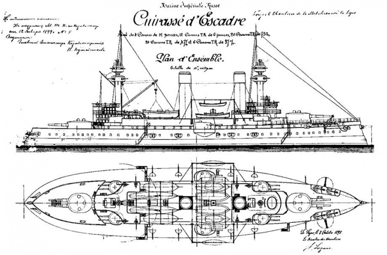 “Цесаревич” Часть I. Эскадренный броненосец. 1899-1906 гг.