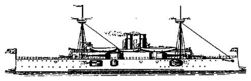 Броненосцы Соединенных Штатов Америки &quot;Мэн&quot;, &quot;Техас&quot;, &quot;Индиана&quot;, &quot;Массачусетс&quot;, &quot;Орегон&quot; и &quot;Айова&quot;