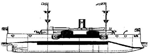 Броненосцы Соединенных Штатов Америки &quot;Мэн&quot;, &quot;Техас&quot;, &quot;Индиана&quot;, &quot;Массачусетс&quot;, &quot;Орегон&quot; и &quot;Айова&quot;