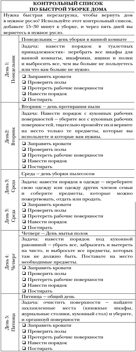 Волшебная уборка. Идеальный порядок в доме за 10 минут в день