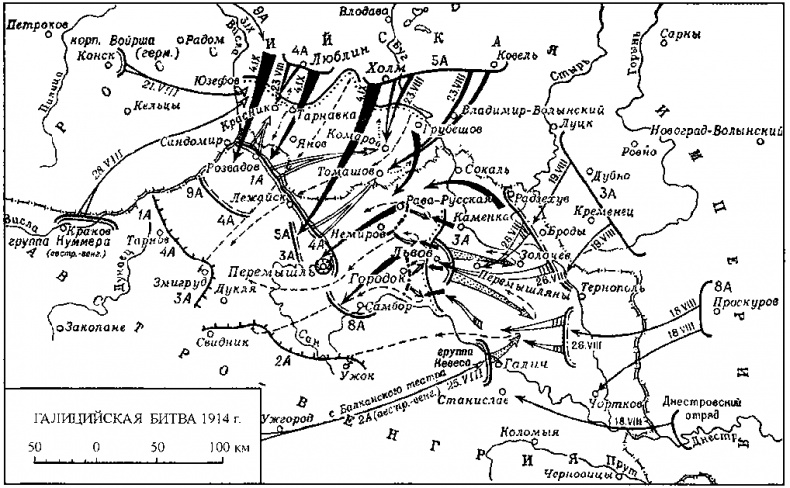 Русский фронт, 1914 – 1917 годы