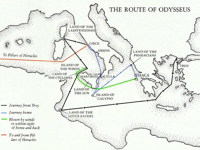Куда плавал Одиссей? О географических представлениях архаической эпохи